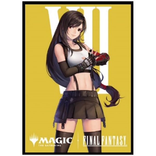 MTG プレイヤーズカードスリーブ キャラクター「ボーダーレス版 格闘家、ティファ」FINAL FANTASY
