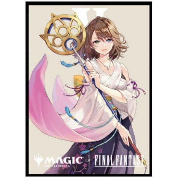 MTG プレイヤーズカードスリーブ キャラクター「ボーダーレス版 大召喚士、ユウナ」FINAL FANTASY